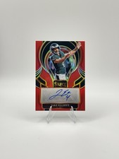 Jake Elliott 2025 Panini Select Football Red Prizm Auto  18/75