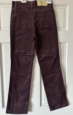 Vintage Wrangler Corduroy Pants Boys 14 Regular W27 L28 USA NOS Never Worn