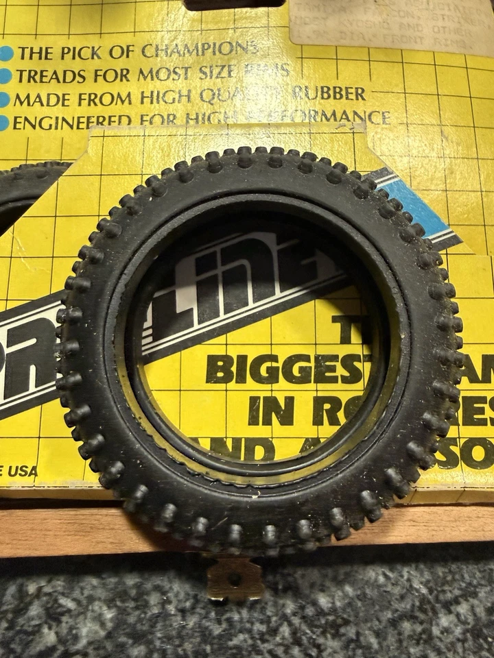 Vintage Proline 1.9" 1018 Knobby Tires RC10 Ultima Falcon Striker Front NOS - Image 2 of 4