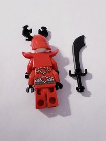 Lego Ninjago General Kozu Minifigure 70504 Stone Army General Red 4 arms