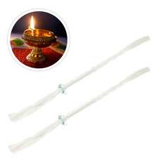  2 pcs lampada ad olio di cherosene stoppino lampada loto sostituzione stoppini