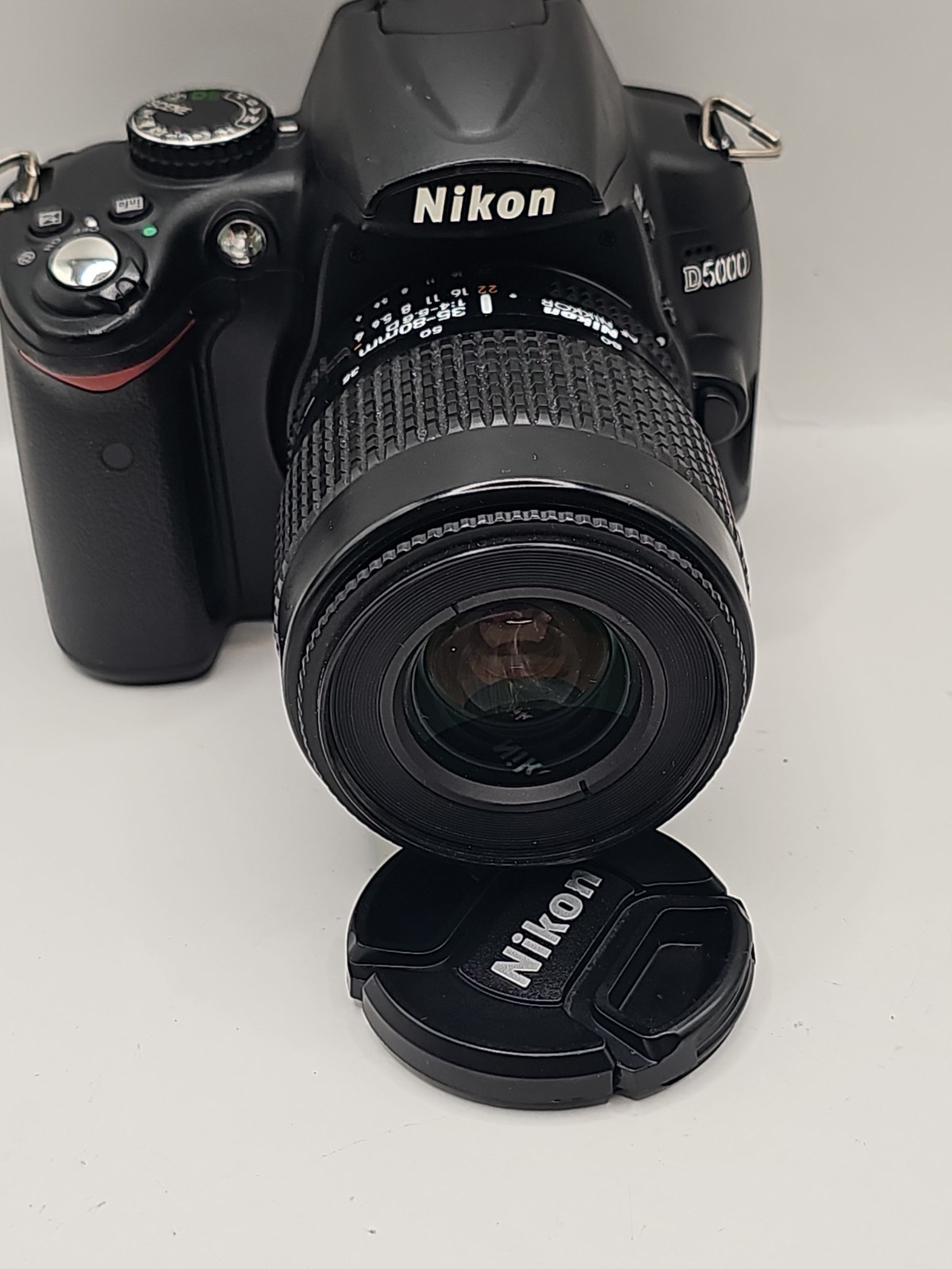 Nikon D5000 Dslr Camera With AF Nikkor 35-80mm Lens Working Condition