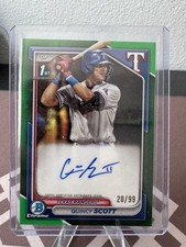 2024 Bowman Chrome - Prospect Autographs Quincy Scott #CPA-QS Green Refractor...