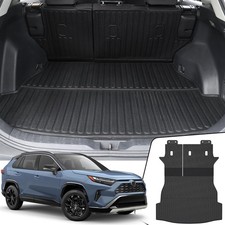 Cargo Mat with Backrest Mat for Toyota RAV4 2...