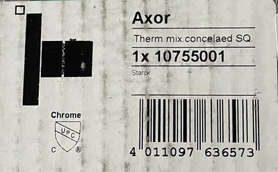 Axor Starck 10755001 Chrome Thermostatic Shower Faucet Trim