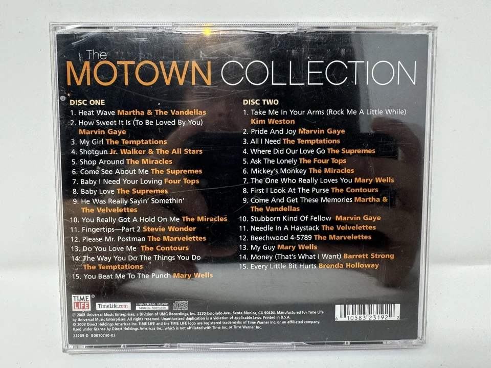Time Life - The Motown Collection : Various Artist 2 Disc Set - Audio CD NEW - Image 2 of 3