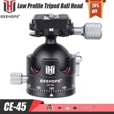 GEEHOPE CE-45 Low Profile Tripod Ballhead Universal Panoramic 45mm BallHead for 