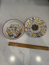 Tiffany  Co 1992 Japan Tiffany Playground Child Dinner Set Plate Bowl Vintage