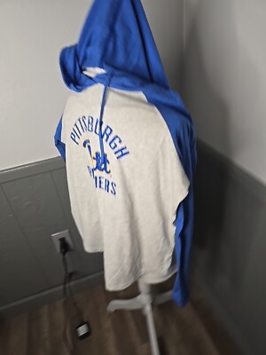 PITT PANTHERS University Pittsburgh Wrestling HOODED T-Shirt WOMENS SMALL S