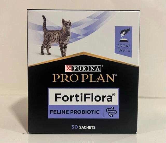 Purina Veterinary Diets Canine Probiotique Fortiflora 30 GR : :  Animalerie