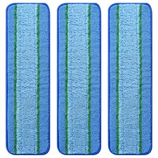 3 Pack Deep Clean Pads For Bona Family Of Mops Washable & Reusable Microfiber Cl