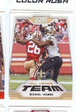 MICHAEL THOMAS 2018 PANINI SCORE FOOTBALL INSERT ALL HANDS TEAM #11 NOLA SAINTS