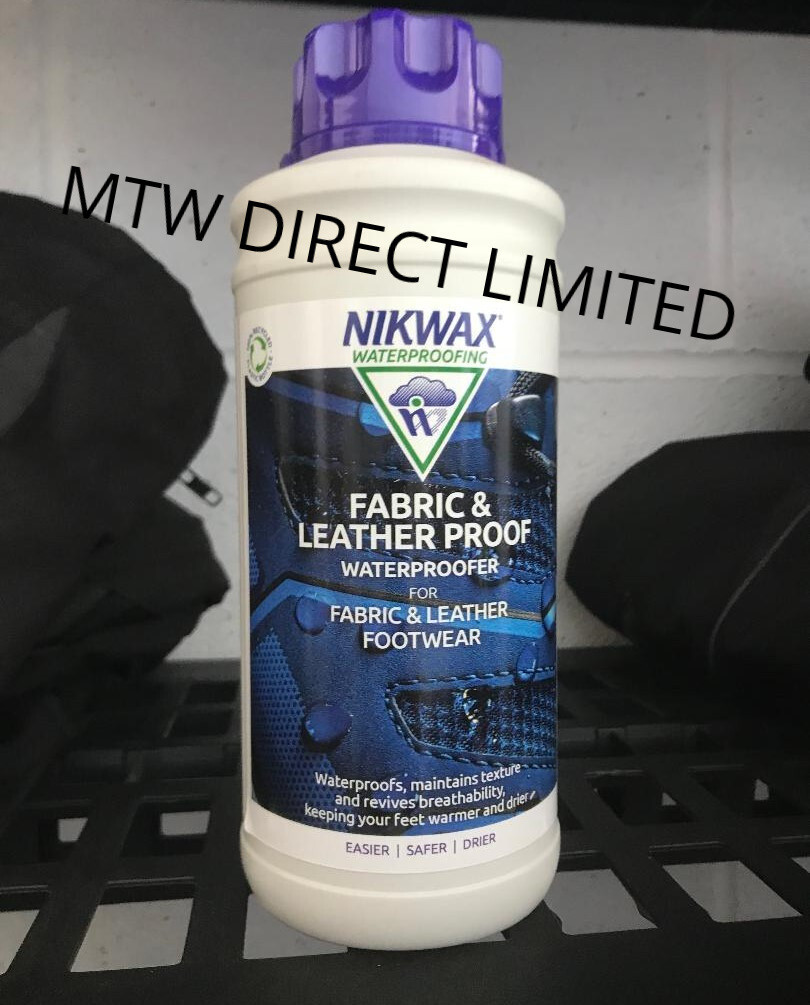 NIKWAX FABRIC LEATHER PROOF LITRE BOTTLE FOR WATERPROOFING BOOTS AND  SHOES