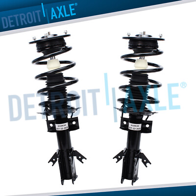 FWD Front Driver Passenger Struts w/ Coil Springs for 2013 - 2020 Ford Fusion