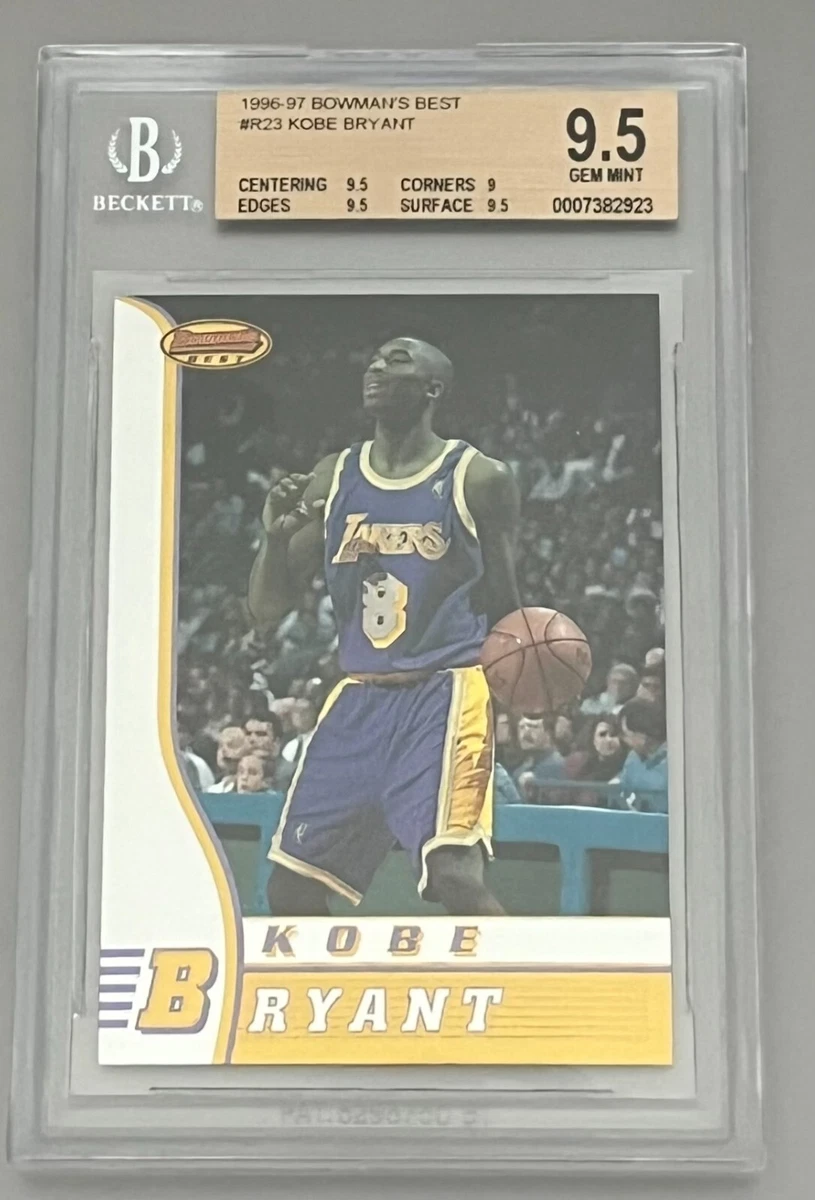 Bowman Kobe Bryant Grade 9.5 Basketball Rookie Sports Trading
