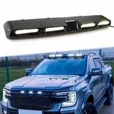 Glossy Black Roof Top Light Bar LED DRL Lamp For Ford Ranger P703 2023 2024 2025