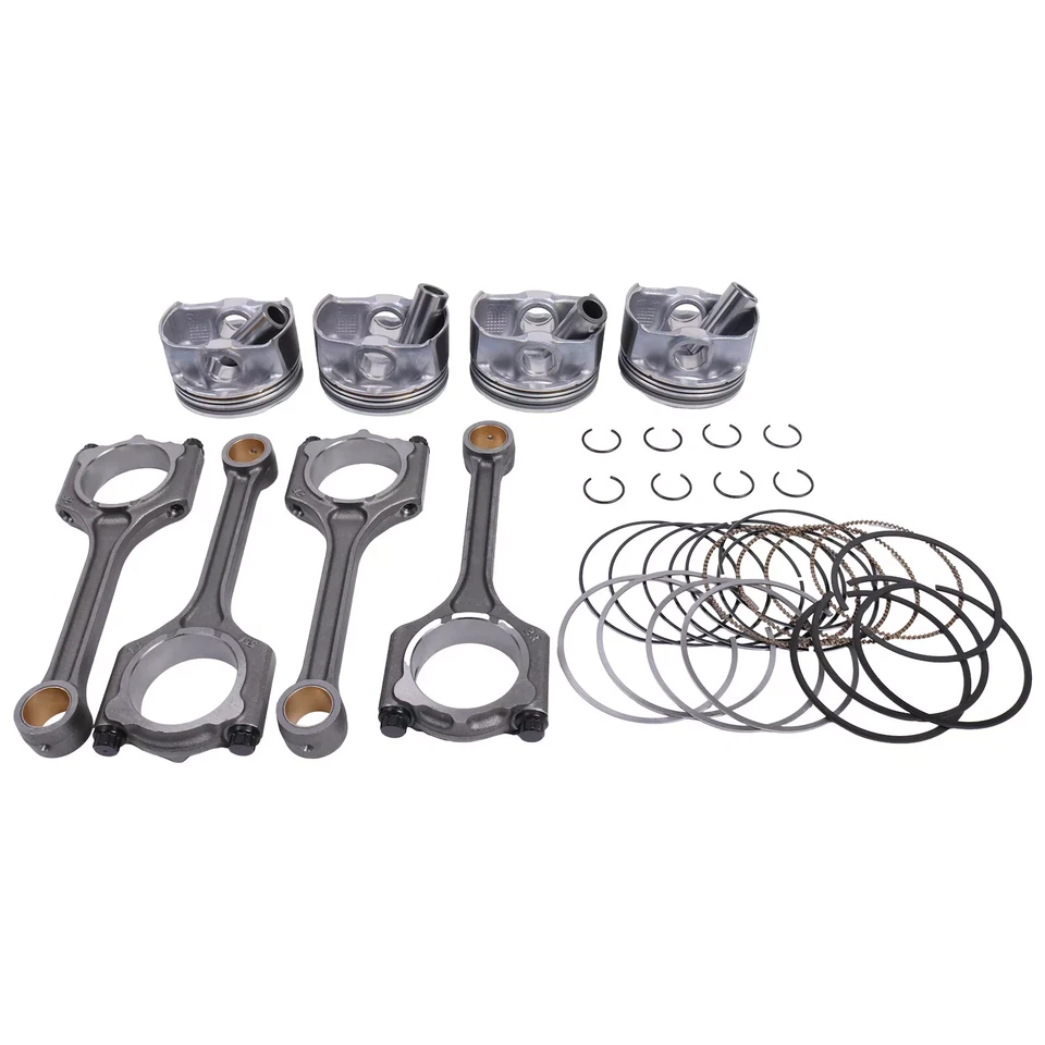 4 x Kit de varilla de conexión de pistón y anillos 23510-2E001 para Kia Soul Forte Koup 2,0 L Foto 4 de 4