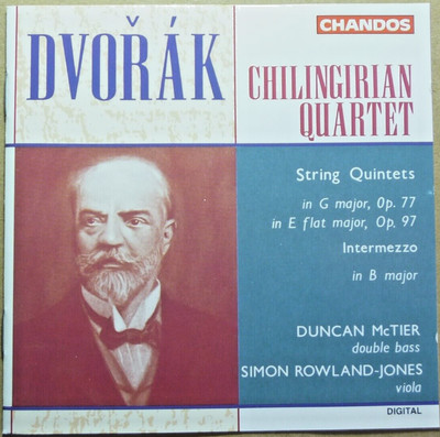 ANTONIN DVORAK: Streichquintette Op.77 & Op.97.  1992 Chandos CD. Exc. Cond.