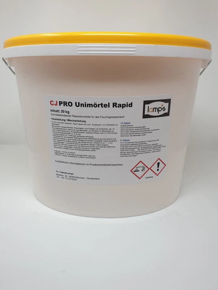 LAMPS CJ PRO UNIMÖRTEL RAPID