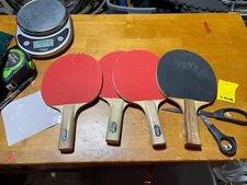 Lot of 3 Stiga Ping Pong Paddles Plus 1