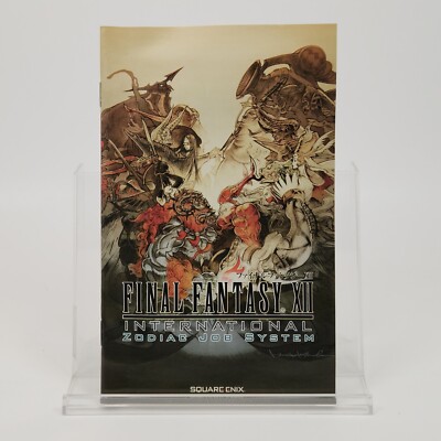 Final Fantasy XII 12 International Zodiac Job System PS2 Games CIB