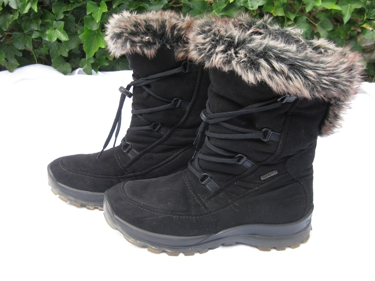 Stiefel Boots -- 38 ROMIKA -- Wildleder Winterstiefel schwarz- Top