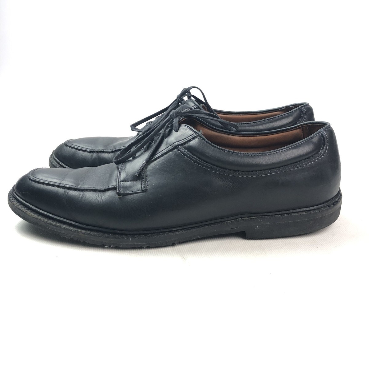 Allen Edmonds Oxford Shoes Black Leather Wilbert Lace Up 