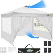 COBIZI 10x10 Pop up Canopy Tent Waterproof Commercial Gazebo Height Adjustable