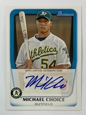 2010 Bowman Michael Choice Topps Certified Autograph Auto AR41