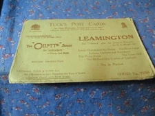 Tuck's Post Card Sleeve The Oilette Series Leamington  Series No. 7958