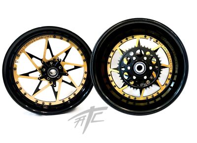 sparkle NINJA 240 FAT TIRE BLACK/GOLD SPARKLE SWITCHBACK WHEELS 10-15