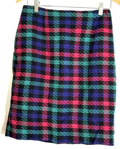 REQUIREMENTS Womens Size 8/10 Skirt Suit Vintage Plaid Tweed Jacket 8 Skirt 10 - Picture 13 of 20