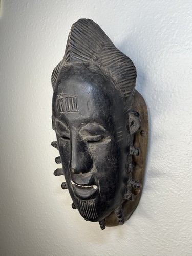 Mblo Portrait Maske.  Baule People, Côte d'Ivoire. - Bild 3 von 12
