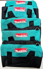 5) Makita 14"x 9" x 11 Tool Bags/Case 8 Pockets Fr 18V Drill, Saw 18 Volt  Strap
