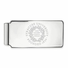 Sterling Silver Syracuse  Crest Money Clip