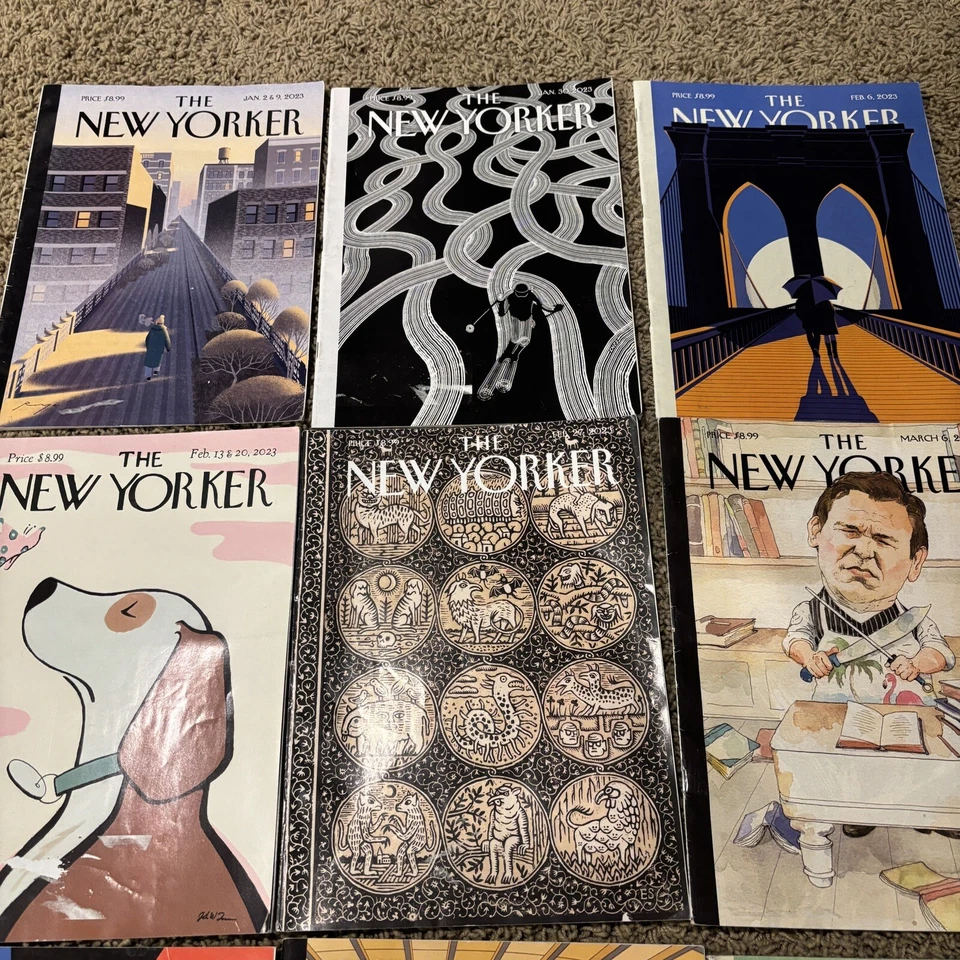 New Yorker Magazine Lot Bundle - 2023 (Jan-March) Foto 2 de 4