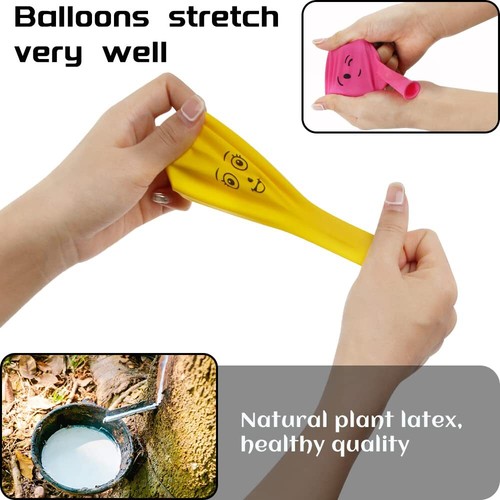 Émoticônes Ballons 100 Ballons Smiley Ballon en Latex Ballon Emoticones Amusa... - Imagen 6 de 7