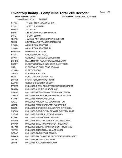 Driver Front Door Electric Keyless Entry Fits 05-07 FIVE HUNDRED 319965 Foto 4 de 4
