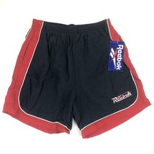 Vintage Reebok Embroidered Logo Swim Trunks With Pockets. Men  s Size XL- NWT