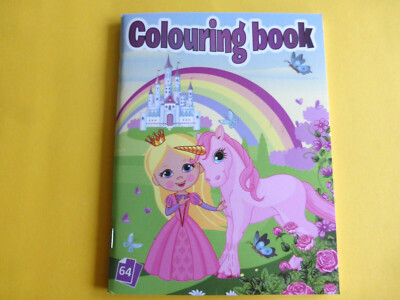 Malbuch Einhorn , Prinzessin & co  für Kinder ca. 64 Vorlagen  ca:19x14,5cm
