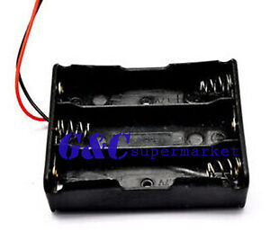 5PCS Battery Case Holder Storage Plastic Box Rechargeable Battery 3.7V 3*18650 