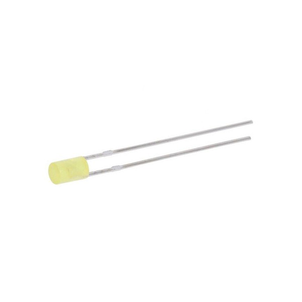 2X LL-304YD4J-1B Led 3 Mm Gelb 70-120Mcd 130° Front: Flach Ohne Flansch Lucky Li-image