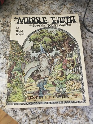 1977 MIDDLE EARTH World of Tolkien Illustrated David Wenzel SC FVF 7.0 Centaur