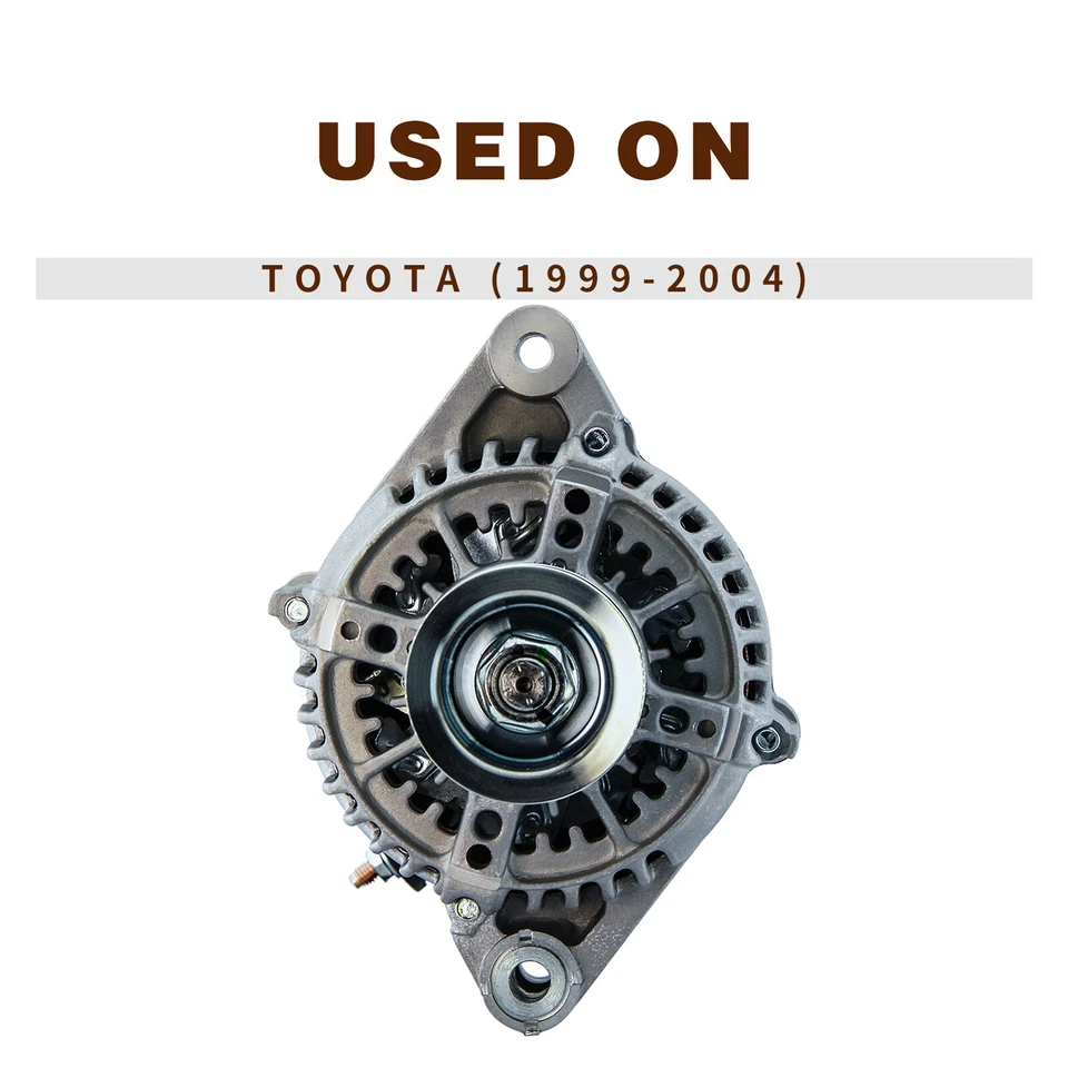 New Alternator 80 Amp for Toyota Tacoma Tundra 4 Runner 2000-2004 27060-62160-84 - Imagem 4 de 4