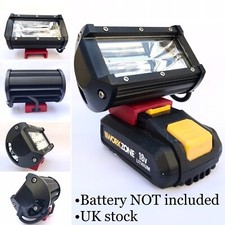 Worx WorkZone Battery Compatible 18v LED Work Torch Flood Light High Brightness