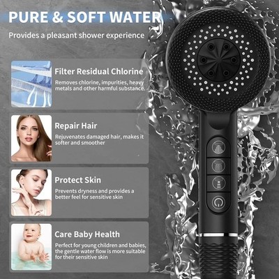 Shower Head High Pressure Hand Shower Shower Economy Shower Head with 1.5m Hose 