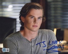 GARRETT WAREING SIGNED 'MANIFEST' 8x10 PHOTO TV SHOW ACTOR BAS BECKETT COA