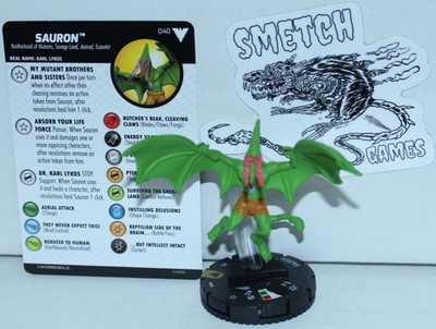 XDPS 040 Sauron Super Rare - Marvel Heroclix X-Men Dark Phoenix