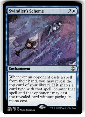 Swindler's Scheme Commander: Streets of New Capenna Regular MTG
