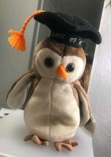 TY Beanie Baby Wise the Owl Class of "1998" W/Errors Collectible Vintage RETIRED